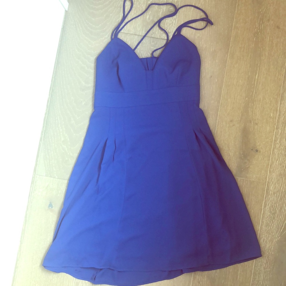 Cobalt Blue Strappy Dress